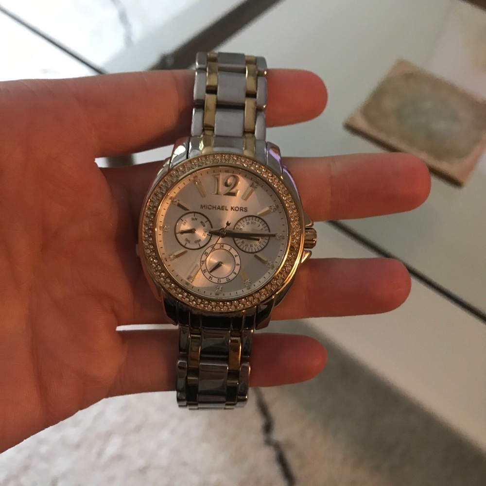 Michael Kors two-toned watch